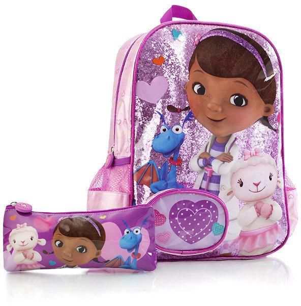 Disney Backpack with Pencil Case - Doc McStuffins (D-BP-DM06-14FA)