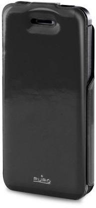 Puro VIP Vertical Flip Cover for Apple iPhone 5/5s - Black