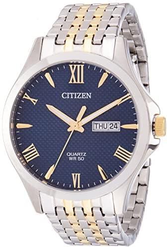Citizen Watch for Men, Automatic Movement, Analog Display, Multicolor Stainless Steel Strap-BF2024-50L