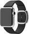 Apple Watch - 38mm Stainless Steel Case with Black Leather - MJYL2