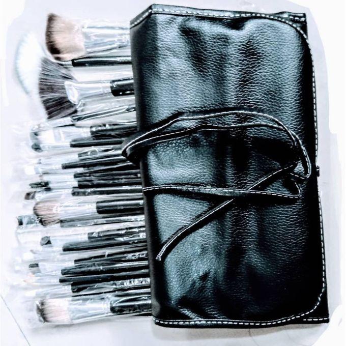 24pcs MakeUp Brushes Tools Makeup Brush Set + Leather Pouch