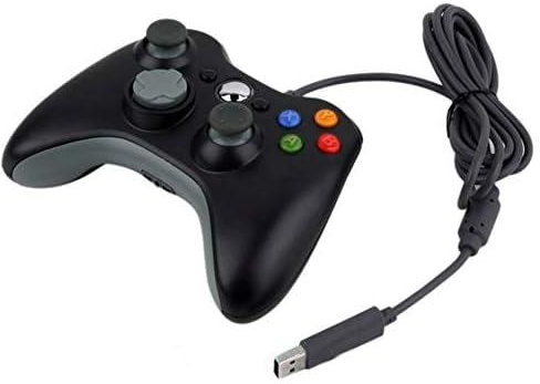 USB Wired Game Pad Controller Joypad For XBOX 360 Slim PC Windows 7 8 10 Black
