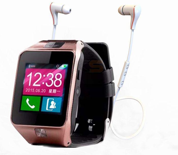[Bundle Offer] Fantime - SW07 Smart Watch and ST-11 Bluetooth Earphones (Gold and White)