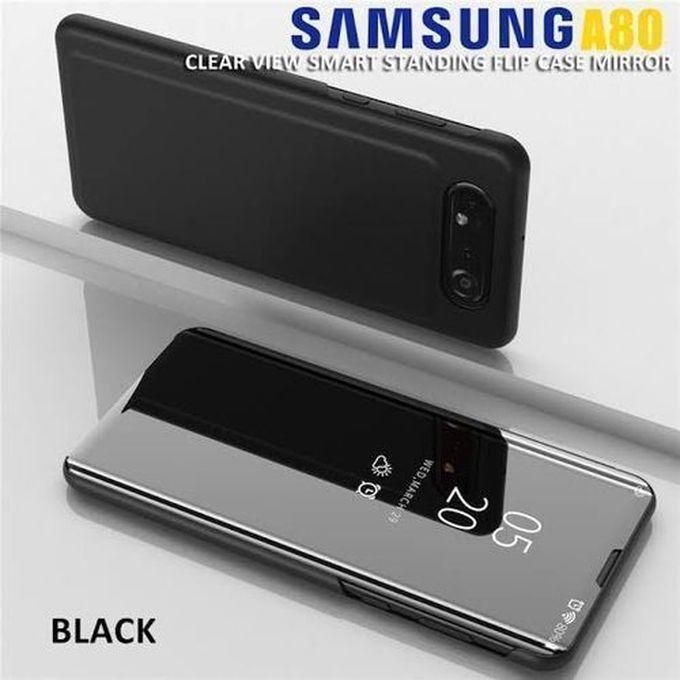 Clear View Smart Cover For Samsung Phones, Amazingly Beautiful Black