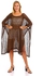 Kady Knitted Loose Wide Round Cover-up - Brown