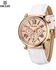MEGIR MS2058L Female Quartz Watch Calendar Stopwatch Women Wristwatch WHITE
