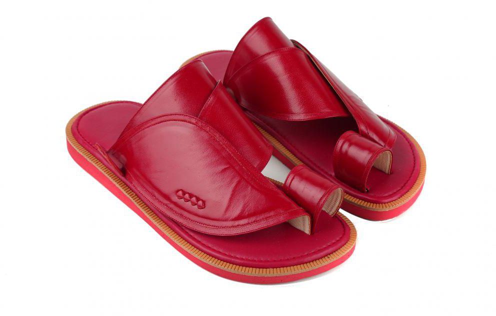 Slippers For Men by Saudi Style Red - EU 41 - ZR1 H101