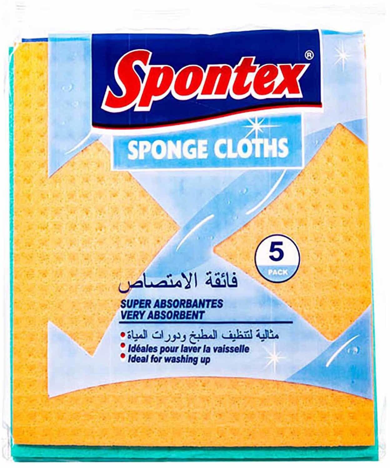 Spontex Sponge Cloth - Pack of 5