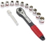 Automatic Wrench with Multi Size Sockets , 12 Pieces