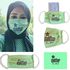aZeeZ Pistage You matter the most Women Face Mask - 3 Layers + 5 SMS Filter