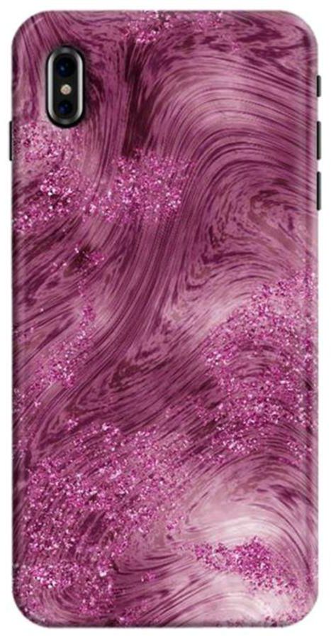Protective Case Cover For Apple iPhone X Granite Marble Print