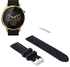 Replacement Resin Bracelet Smart Watch Band Black For Moto 360 2nd Generation Men 46mm