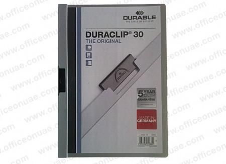 Durable Duraclip 30, A4, Grey