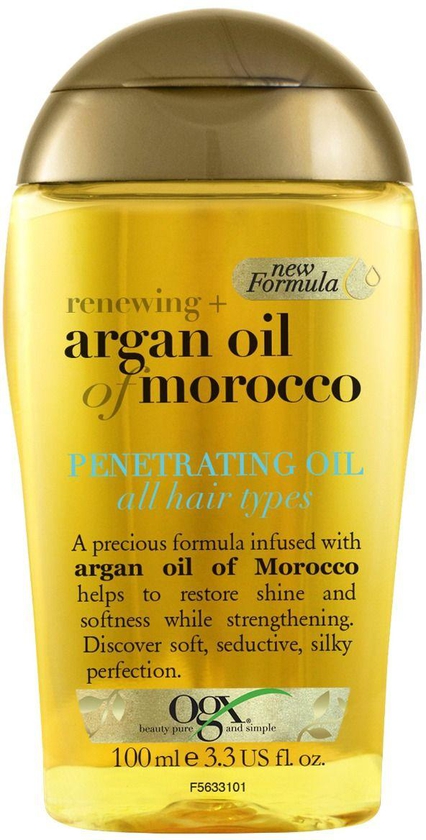 Ogx, Hair Oil, Argan Oil Of Morocco, All Hair Types - 100 Ml