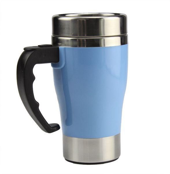 Stainless Steel Lazy Self Stirring Auto Mixing Mug Office Home Tea Coffee Cup