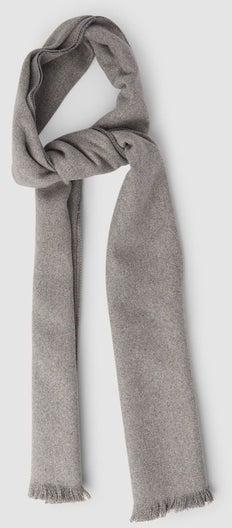 Solid Wool Winter Scarf/Shawl/Wrap/Keffiyeh/Headscarf/Blanket For Men & Women - Small Size 30x150cm - Light Grey