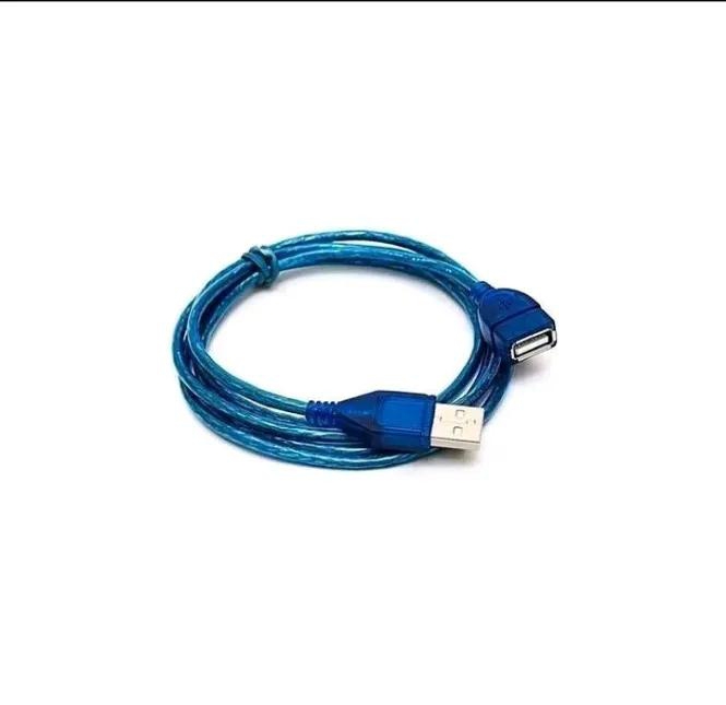 USB CABLE;-USB 2.0EXTENSION CABLE USEB 2.0 MALE TO USB 2.0 FEMALE 1;5 BLUE