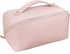 Necomi Large-Capacity Travel Cosmetic Bag | Leather Makeup Bag | Waterproof Portable Cosmetic Bag | Multifunctional Storage Makeup Bag | Travel Cosmetic Bag (White)