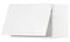 METOD Wall cabinet horizontal w push-open, white/Voxtorp matt white, 60x40 cm - IKEA