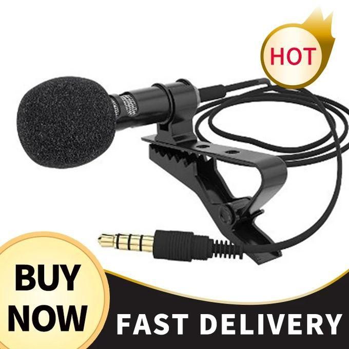 Mini Portable Microphone Condenser Clip-on Lapel