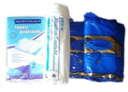 Essential Combo Of Cotton Wool Ladysept Pad And Towel Underpad(Maternity Hospital Need)