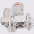 20 Piece Dinner Set-print On Plate Maybe Different