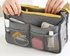 حقيبة يد للنساء ومنظمة تحتوي على 13 جيب من بي كول - لون رمادي