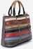 one 4 all Decorated Leather Trim Bag - Grey