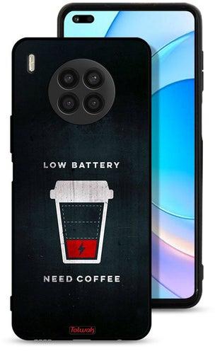 Huawei nova 8i Protective Case Cover Low Battery Need Coffee