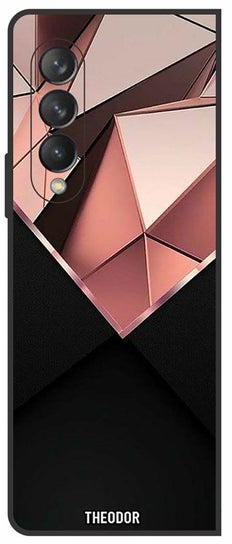 Protective Case Cover For Samsung Galaxy Z FOLD 3 5G pink diamond (1)
