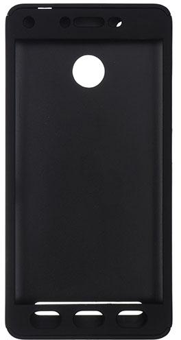 360 Full Full Cover 360 With Screen Protector For Tecno W5, Black