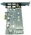 USB 3.0 PCI Express Riser Card Dual Port USB3.0 +