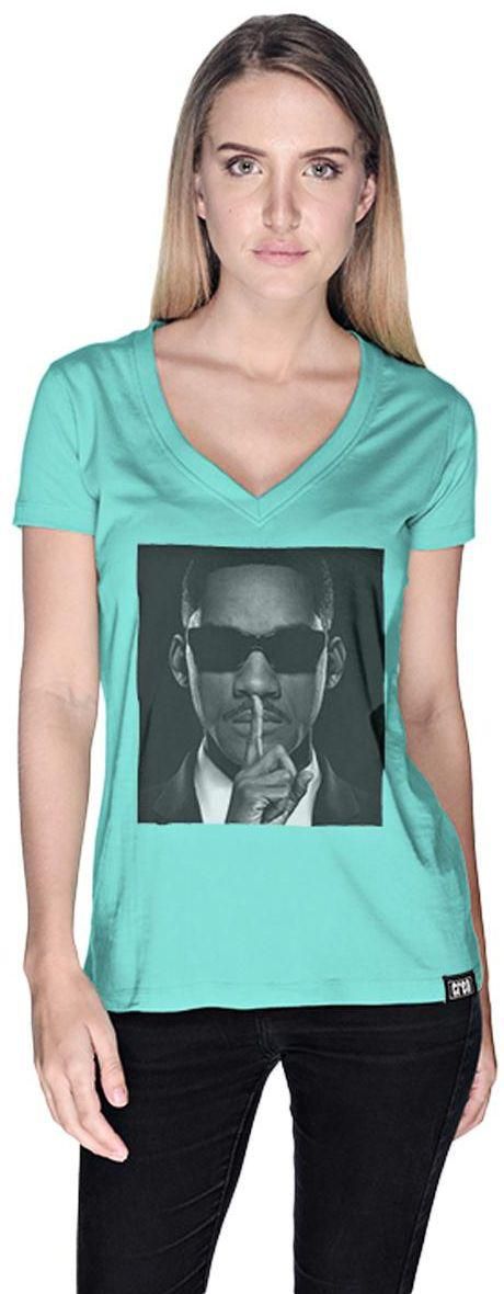 Creo Will Smith  T-Shirt for Women - M, Green