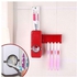 Toothpaste Dispenser With Toothbrush Holder