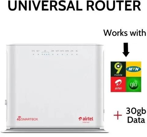 Unlocked Airtel 4g Lte Universal Wifi Router Vida Cpe2000 Works With All Network