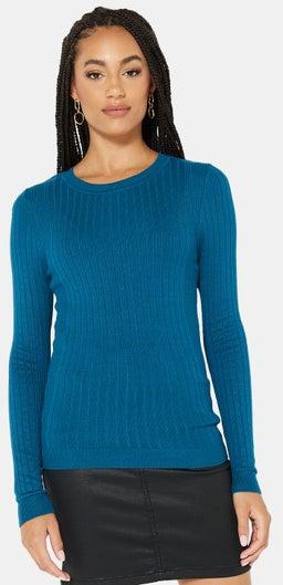 Ribbed Sweater Blue
