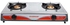 2-Burner Stainless Steel Gas Stove OMK2316 Black/Silver/Red