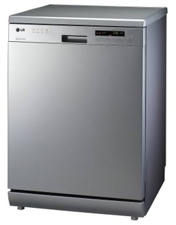 LG D1452LF Dishwasher 14 plate capacity with Steam Inverter Direct Drive motor SILVER