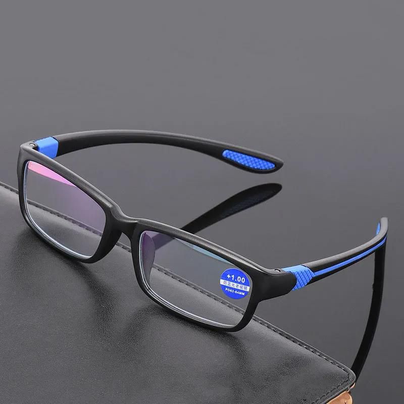 Ultralight TR90 Reading Glasses Blue Light Blocking Presbyopia Eyeglasses Men Hyperopia Optical Eyewear +1.0+1.5+2.0+2.5+3