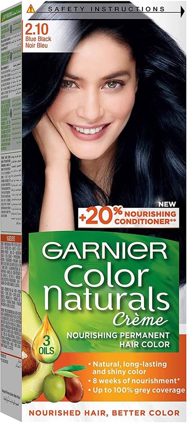Garnier Color Naturals Hair Color - 2.10 Blue Black
