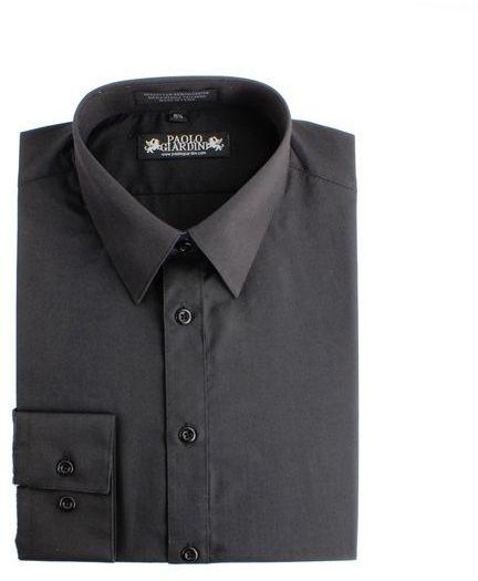 Shirt For Men By Paolo Giardini , Size 15 , Black, Pg400Sf