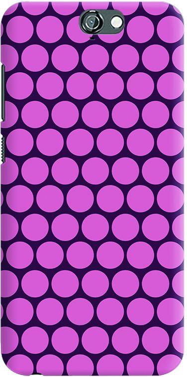 Stylizedd HTC One A9 Slim Snap Case Cover Matte Finish - Purple Honeycombs