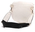 Ice Club Leather Reptile Pattern Waist Bag - White