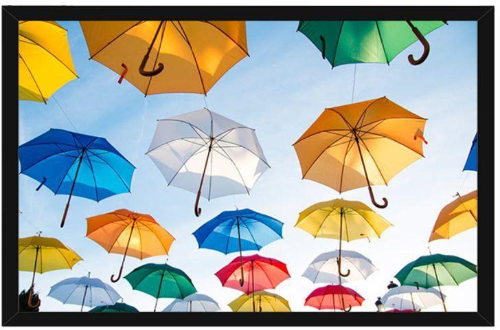 Spoil Your Wall Umbrellas Poster With Frame Multicolour 55x40cm