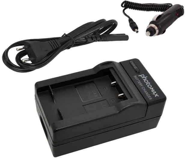 photoMAX For Casio CNP70 Battery Charger with EU Cable