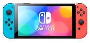 Nintendo Switch OLED Neon Blue + Neon Red Joy-Con Console