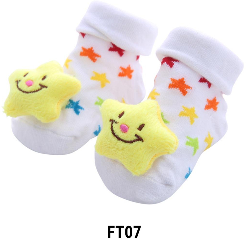Genius Baby House 0-12m Boy Girl Cotton anti slip socks S1984 (Multi-color)