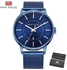 Mini Focus MF0034G Stainless Steel Watch - For Men - Blue