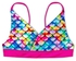 Finfun Girls Rainbow Reef Reversible Bikini Top Youth XL