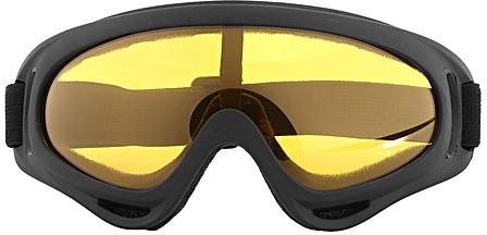 Generic UL Outdoor Cycling Protective Goggles Windproof Skiing With Elastic Band Yellow
